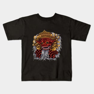 Barong Balinese Culture Mask Kids T-Shirt